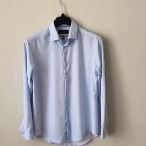 Report Collection Light Blue Dress Shirt - Slim Fit